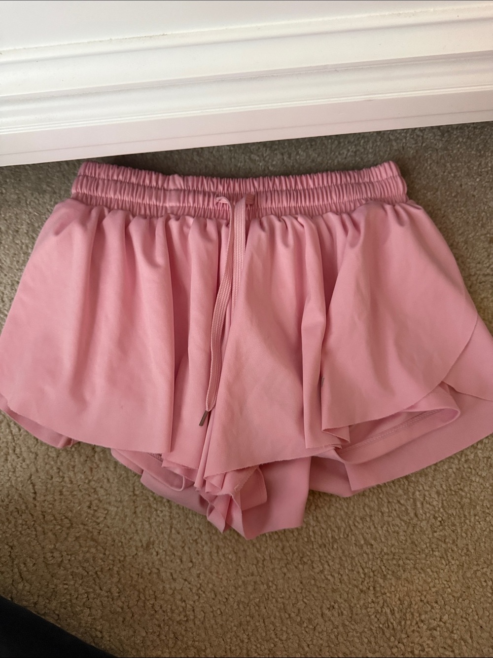Pink Butterfly shorts size medium